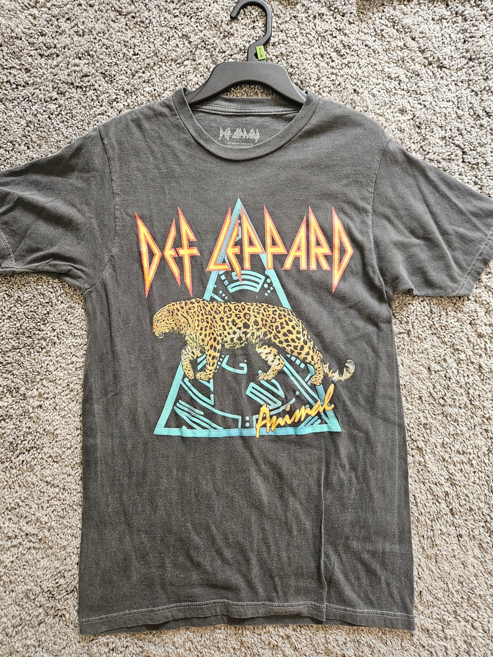 Black Graphic Def Leppard Tee